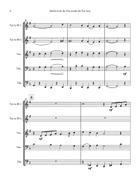 Macht hoch die Tür, die Tor macht weit (German Carol) for Brass Quintet Brass Quintet scores gallery preview page 6