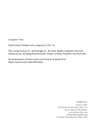 24 Preludes for Piano Piano Method scores gallery preview page 3