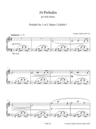 24 Preludes for Piano Piano Method scores gallery preview page 4