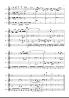 Soul Man Flute Quartet scores gallery preview page 3