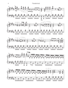 Thunderstruck Piano Solo scores gallery preview page 4