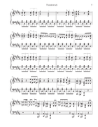 Thunderstruck Piano Solo scores gallery preview page 5