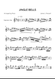 Jingle Bells - Soprano Sax in C Major - Advanced