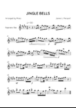 Jingle Bells - Soprano Sax in D Major - Advanced