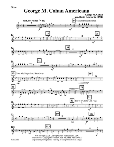 George M. Cohan Americana - Oboe