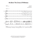 He Bore The Cross Of Witness (Vocal Quartet - (SATB)