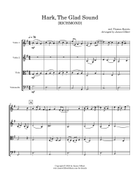 Hark, The Glad Sound [RICHMOND] String Quartet scores gallery preview page 3