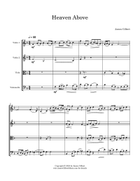 Heaven Above String Quartet scores gallery preview page 3