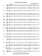 Beyond the Castle Walls - Full Score Concert Band scores gallery preview page 3