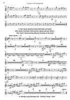 Peer Gynt Suites 1 & 2 - transposed trumpet parts (1-2) Trumpet Solo scores gallery preview page 4