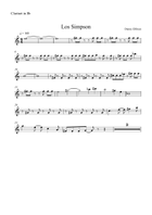 Theme From The Simpsons Concert Band scores gallery preview page 6