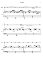 Ave Maria - Franz Schubert - Clarinet and Easy Piano (without Chords) B-Flat Clarinet scores gallery preview page 3