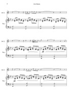 Ave Maria - Franz Schubert - Clarinet and Easy Piano (without Chords) B-Flat Clarinet scores gallery preview page 4