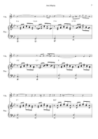 Ave Maria - Franz Schubert - Violin and Piano (with Chords) Violin Solo scores gallery preview page 3