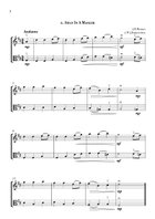 Twelve Christmas Duets for Violin and Viola String Duet scores gallery preview page 4