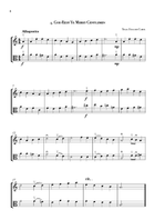 Twelve Christmas Duets for Violin and Viola String Duet scores gallery preview page 6