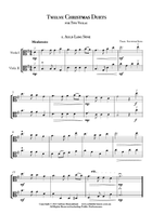 Twelve Christmas Duets for Two Violas String Duet scores gallery preview page 3