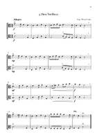 Twelve Christmas Duets for Two Violas String Duet scores gallery preview page 5