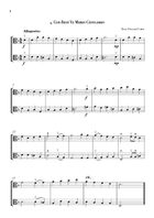 Twelve Christmas Duets for Two Violas String Duet scores gallery preview page 6