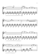 THE SWAN [SAINT-SAËNS] FOR FLUTE AND GUITAR Flute scores gallery preview page 4