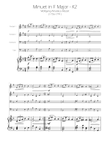 Mozart - Minuet in F Major K2 - Brass Quartet