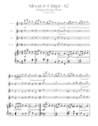 Mozart - Minuet in F Major K2 - Flute Quartet
