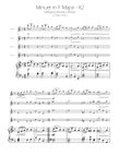 Mozart - Minuet in F Major K2 - Flute Quartet