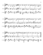 O Come, All Ye Faithful - A. Sax., B. Sax. and Guitar. With Parts. Small Ensemble scores gallery preview page 3