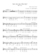 Caro mio ben [with accompaniment MP3] D-flat major / Des-dur Piano, Vocal scores gallery preview page 3