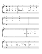 Seven Nation Army Easy Piano scores gallery preview page 3