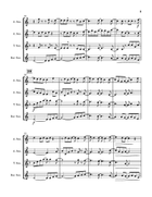 Dancin' In The Moonlight Saxophone Quartet scores gallery preview page 4