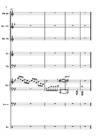 Tren lechero (the milk train) Woodwind Quartet scores gallery preview page 4