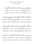 Mozart - Minuet in F Major K2 - Trombone Trio