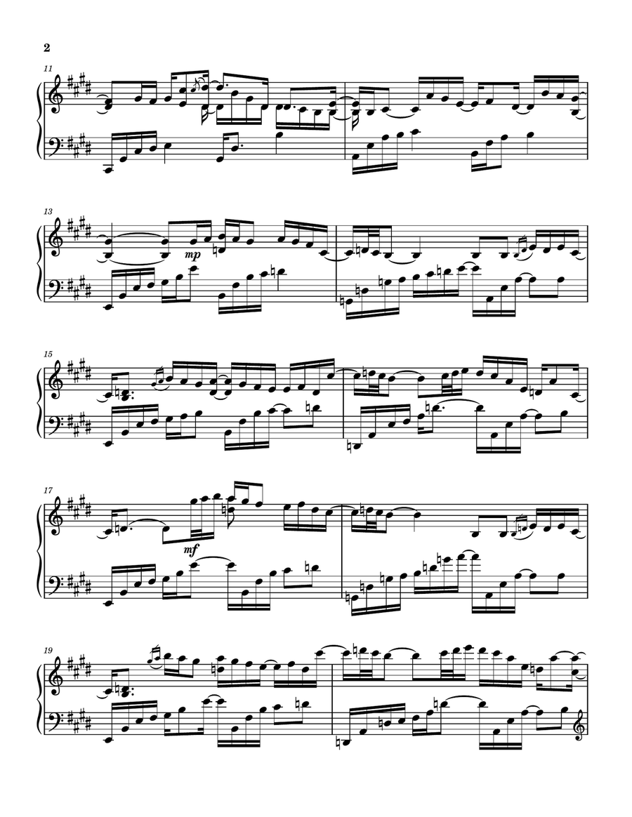 Arabesque Piano Solo - Digital Sheet Music page 2