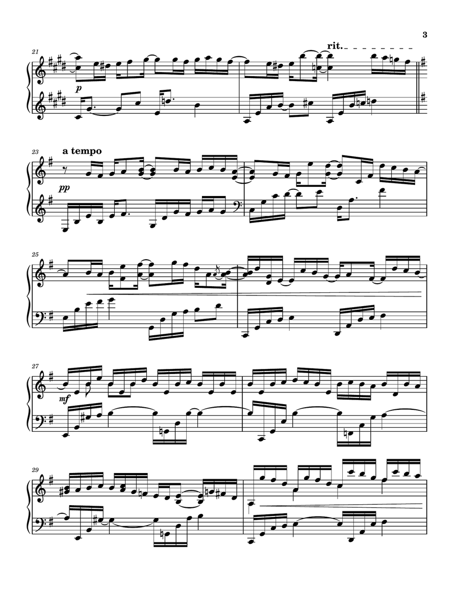 Arabesque Piano Solo - Digital Sheet Music page 3