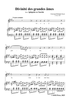 C. W. Gluck-Divinité des grandes âmes,in A Major Piano, Vocal scores gallery preview page 3