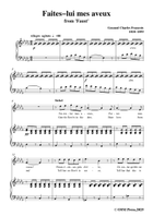 Gounod-Faites lui mes aveux,in D flat Major Piano, Vocal scores gallery preview page 3