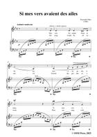 R. Hahn-Si mes vers avaient des ailes(1888),in B flat Major Piano, Vocal scores gallery preview page 3