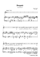 J. Haydn-Despair,Hob.XXVIa:28,in C Major Piano, Vocal scores gallery preview page 3