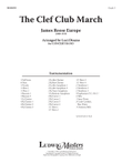 The Clef Club March (arr. Luci Disano) - Full Score