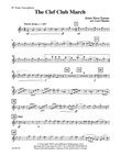 The Clef Club March (arr. Luci Disano) - Tenor Saxophone