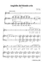 Liszt-Angiolin dal biondo crin,S.269,in D flat Major Piano, Vocal scores gallery preview page 3
