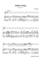 J. Haydn-Sailors Song,Hob.XXVIa:31,in B flat Major Piano, Vocal scores gallery preview page 3