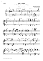 For Good Viola scores gallery preview page 4