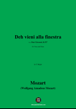 W. A. Mozart-Deh,vieni alla finestra,in C Major