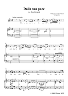 W. A. Mozart-Dalla sua pace,K.540a,in E flat Major Piano, Vocal scores gallery preview page 3