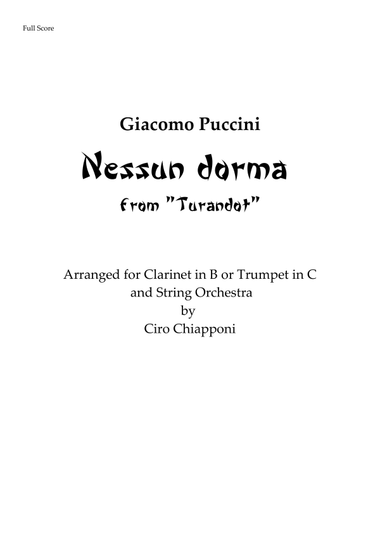Nessun Dorma from 