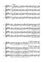 Nabucco - Ouverture Saxophone Quartet scores gallery preview page 3
