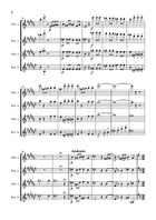 Nabucco - Ouverture Saxophone Quartet scores gallery preview page 4