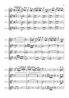 Nabucco - Ouverture Saxophone Quartet scores gallery preview page 5